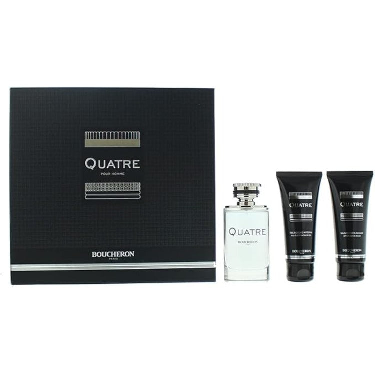 Gift Set Boucheron Quatre Pour Homme For Men-Al Reem Perfumes (The Perfume Qatar)