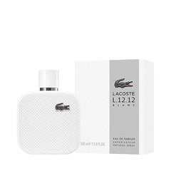 LACOSTE Men's L.12.12 Blanc Eau De Parfum 100ml-Al Reem Perfumes (The Perfume Qatar)