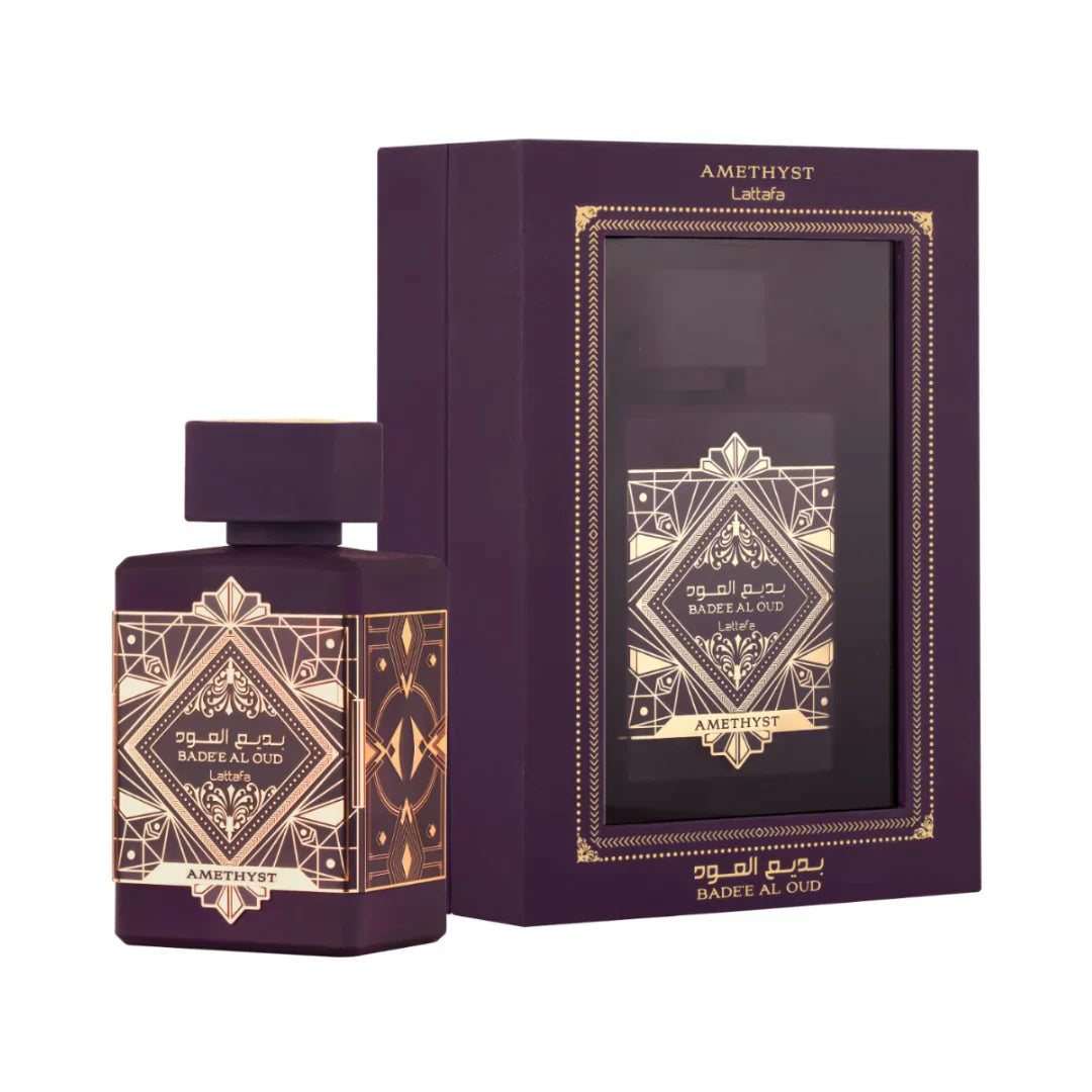 Lattafa Badee Al Oud Amethyst EDP 100ML-Al Reem Perfumes (The Perfume Qatar)