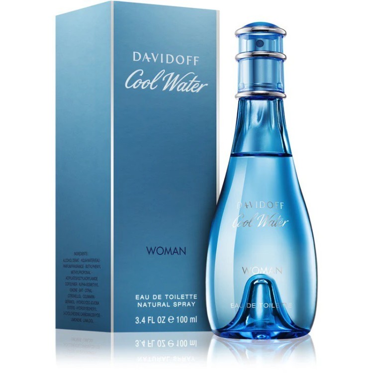 Davidoff Cool Water Eau de Toilette for Women – 100ml-Al Reem Perfumes (The Perfume Qatar)