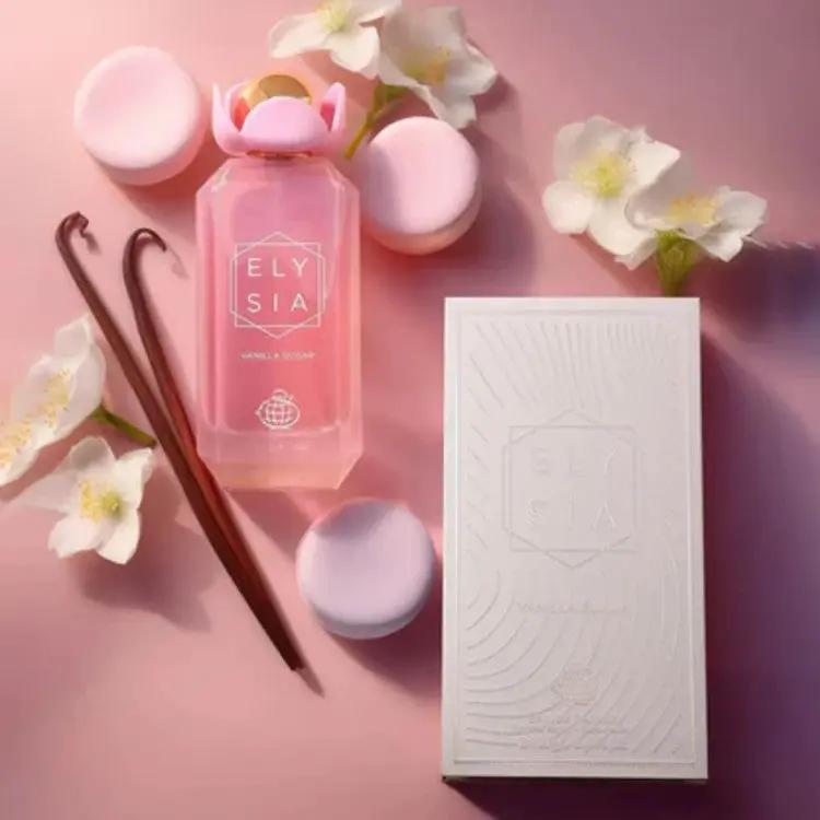 Fragrance World Elysia Vanilla Sugar Eau de Parfum – 100ml-Al Reem Perfumes (The Perfume Qatar)