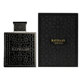 Rayhaan Obsidian EDP 100ml bold long-lasting perfume bottle Al Reem Perfumes Qatar Qatar
