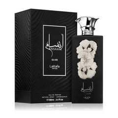 Lattafa Ansaam Silver Eau de Parfum 100ML-Al Reem Perfumes (The Perfume Qatar)