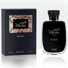 Rasasi Hawas Black EDP 100ML-Al Reem Perfumes (The Perfume Qatar)