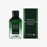 Lacoste Match Point Eau De Parfum 100ML woody aromatic men's perfume with black pepper and vetiver available online in Doha Qatar at Al Reem Perfumes Qatar