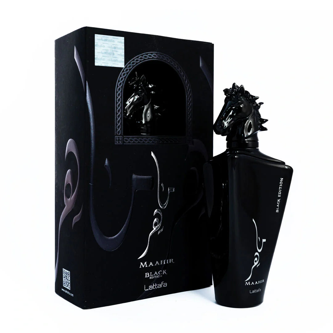Lattafa Maahir Black EDP 100ML-Al Reem Perfumes (The Perfume Qatar)