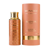 Maison Asrar Monarch Eau De Parfum 100ML luxury woody amber perfume bottle in Doha Qatar at Fantasy Centre