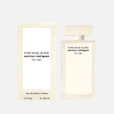 Narciso Rodriguez Pure Musc Blanc Eau De Parfum Intense 100ML luxury white musk floral perfume for women available online in Doha Qatar at Al Reem Perfumes Qatar