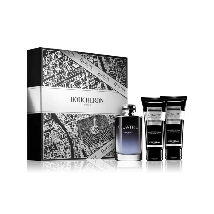 Gift Set Boucheron Quatre Absolu de Nuit Pour Homme-Al Reem Perfumes (The Perfume Qatar)