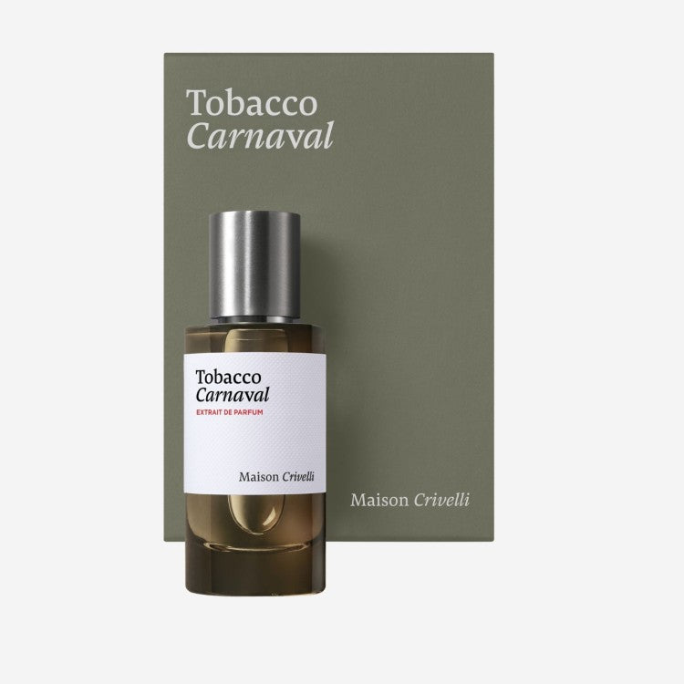 Maison Crivelli Tobacco Carnaval Extrait 50ML luxury tobacco perfume bottle Doha Qatar Fantasy Centre