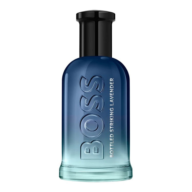 Hugo Boss Bottled Striking Lavender Eau De Parfum 100ML men's lavender woody perfume in Doha Qatar at Fantasy Centre