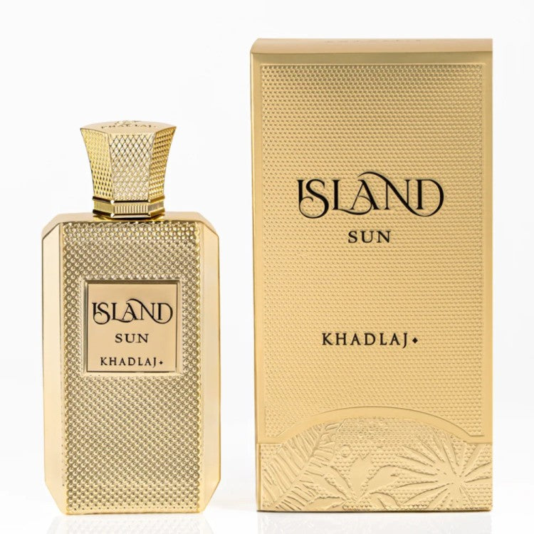 Khadlaj, Island Sun, Extrait de Parfum, 100ML, Unisex Perfume, Fruity Perfume, Floral Perfume, Woody Perfume, Arabic Perfume, Perfume Qatar